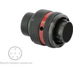 Conn Circular PIN 6 POS Crimp/Solder ST Cable Mount 6 Terminal 1 Port