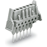 WAGO Kontakttechnik GmbH-232-133/005-000/039-000 Steckverbinderleisten und Leiterplattenbuchsen Female Connector for rail-mount Headers, straight, Locking lever, Pin spacing 5 mm, 3-pole