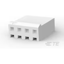 TE Connectivity-640250-4 Gaine de câblage de raccordement discret Conn Housing RCP 4 POS 3.96mm Crimp ST Cable Mount Natural Package