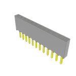 Conn Socket Strip SKT 12 POS 2.54mm Solder ST Top Entry Thru-Hole Bulk