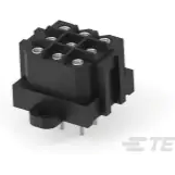 TE Connectivity-207526-7 Connettore rettangolare Conn Rectangular SKT 9 POS 5mm Solder ST Thru-Hole Tray