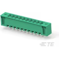 TE Connectivity-1-284516-0 连接器插头及 PCB 插座 Conn Wire to Board HDR 10 POS 3.5mm Solder ST Thru-Hole