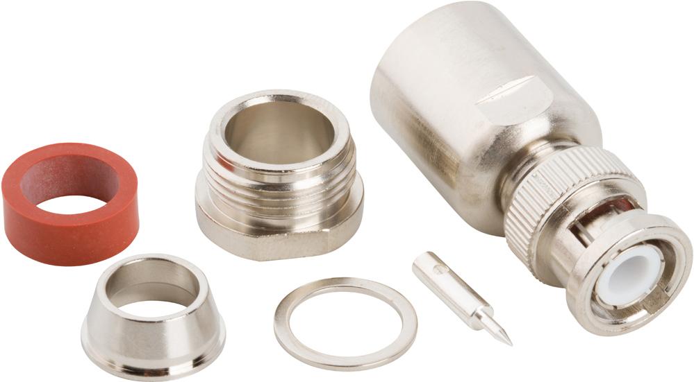 Amphenol RF-000-6775 Raccordement FR Conn BNC 0Hz to 4GHz 50Ohm Clamp ST Cable Mount PL Silver