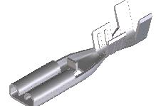 Molex-35097-9822 Steckverbinderanschlüsse Quick Disconnect Terminal 18-22AWG Brass