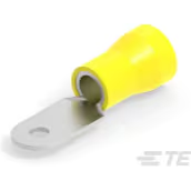 TE Connectivity-52043 Connector Terminals Ring Tongue Terminal 4AWG Copper Yellow 49.48mm Tin Loose